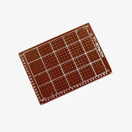 Small Single-Sided Copper Stripboard / Veroboard (2x3 inch)